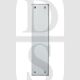 Carlisle Brass M39PB Raised 295mm x 70mm x 6mm Finger Plate Polished Chrome