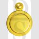 Carlisle Brass M42PB UK Keyway Covered Round Escutcheon Polished Brass