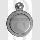 Carlisle Brass M42SC UK Keyway Covered Round Escutcheon Satin Chrome
