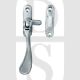 Carlisle Brass M73SC Reversible Face Fix Hook Plate Casement Fastener Satin Chrome