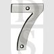 Carlisle Brass NUM10107SSS Numeral No:7 Numeral 100mm 4.0