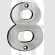 Carlisle Brass NUM10508SSS Numeral No:8 Numeral 50mm 2.0