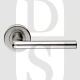 Carlisle Brass SZC010SC UNO Lever Handle On Round Rose Satin Chrome