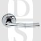 Carlisle Brass SZC020CP DOS Lever Handle On Round Rose Polished Chrome