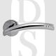 Carlisle Brass SZC340CP CUARENTA Lever Handle On Round Rose Polished Chrome