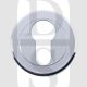 Carlisle Brass SZM001CP Round Euro Cylinder Concealed Fix Escutcheon Polished Chrome
