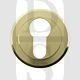 Carlisle Brass SZM001PB Round Euro Cylinder Concealed Fix Escutcheon Polished Brass