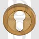 Carlisle Brass SZM001SB Round Euro Cylinder Concealed Fix Escutcheon Satin Brass