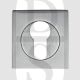 Carlisle Brass SZM001SQSC Square Euro Cylinder Concealed Fix Escutcheon Satin Chrome