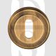 Carlisle Brass SZM003AB Round UK Keyway Concealed Fix Escutcheon Antique Brass