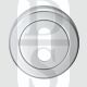 Carlisle Brass SZM003CP Round UK Keyway Concealed Fix Escutcheon Polished Chrome