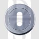 Carlisle Brass SZM003SC Round UK Keyway Concealed Fix Escutcheon Satin Chrome