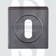 Carlisle Brass SZM003BN Square UK Keyway Concealed Fix Escutcheon Black Nickel