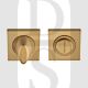 Carlisle Brass SZM004SQSB Square 51mm Thumbturn & Release Satin Brass