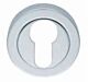 Carlisle Brass AA1PB Euro Profile Concealed Fix Round Escutcheon Polished Brass
