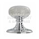 Carlisle Brass DK34MCCP Delamain Range Porcelain Midnight Crackle Mortise Knob On Round Rose Polished Chrome