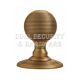Carlisle Brass DK37CSC Delamain Range Reeded Unsprung Knob on Round Rose Satin Chrome