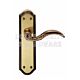 Carlisle Brass DL341FB Wentworth Range Lever Latch Handle on Backplate Florentine Bronze