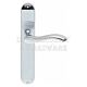 Carlisle Brass DL380PB Andros Range Lever Lock Handle on Long Backplate Polished Brass