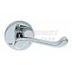 Carlisle Brass DL56CP Victorian Range Scroll Lever Handle On Round Rose Polished Chrome
