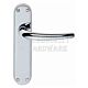 Carlisle Brass EL33SC Lilla Range Lever Bathroom Handle on Backplate Satin Chrome