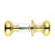Carlisle Brass M35RSSC Classical Range Mushroom Rim Knob Satin Chrome