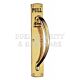 Carlisle Brass PF103ERPB Architectural Range Engraved Pull Handle Right Hand Polished Brass