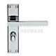 Carlisle Brass SZM243CP Serozzetta Range Stratus Lever Bathroom Handle on Backplate Polished Chrome