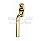 Carlisle Brass V1008RHSC Victorian Right Hand Cranked Locking Espagnolette Handle Satin Chrome