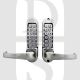 Codelocks CL510BBS Digital Tubular Mortice Lock - Back to Back Satin Stainless