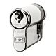 Eurospec CYA71150SC Architectural Range 50mm Euro Single Cylinder Differ Satin Chrome
