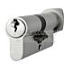 Eurospec CYA71360PC Architectural Range 60mm 30x30mm Euro Key & Turn Cylinder Differ Polished Chrome