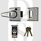 ERA 1530-51 40mm Backset BBS8621:2007 High Security Keyless Nightlatch Satin Body Satin Cylinder