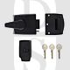 ERA 1730-10-1 60mm Backset BBS8621:2007 High Security Keyless Nightlatch Black Body Black Cylinder