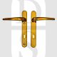 ERA 3230G Vectis Classic Lever Lever UPVC Multipoint Door Handles - 95mm PZ Sprung 122mm Screw Centres Brass