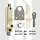 ERA 805-12 Universal Door or Window Pressbolt Standard Key Clam Pack White