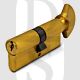 ERA EEKT3545B 35x45mm 80mm Euro Profile Key & Thumbturn Cylinder Brass