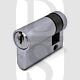 ERA EES4510S 45x10mm 55mm Euro Half Single Cylinder Satin
