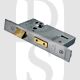 Eurospec LSS5525SSS 64mm British Standard BS3621 5 Lever Mortice Sashlock Satin Stainless Steel