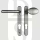 Fab & Fix DCHANLP92SC Windsor Range UPVC Lever/Moveable Pad 92mm PZ Handles Satin Chrome - No Spindle