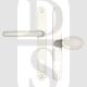 Fab & Fix DLMHANLPWH Balmoral Range UPVC Lever/Moveable Pad 92/62mm Handles White
