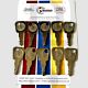 Fab & Fix HCKEY Genuine Connoisseur Range Locking Window Handle Key Pack of 10
