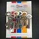 Fire Brigade Products FB14-K10 Fire Brigade Genuine Large Yellow Padlock Key Pack of 10