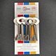 Fire Brigade Products FB14-K5 Fire Brigade Genuine Large Yellow Padlock Key Pack of 5