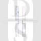 Hoppe Fullex SL97LLSNW Lever Lever UPVC Multipoint Door Handles - With Snib 68mm PZ Sprung 215mm Screw Centres White