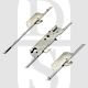 GU 63310601 Europa Latch Deadbolt 2 Hooks Fast Locking 35mm Backset Multipoint Door Mechanism