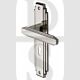 Heritage Brass AST5900 Door Handle Lever Lock Astoria Design Polished Nickel