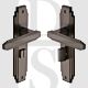 Heritage Brass AST5930 Door Handle for Bathroom Astoria Design Matt Bronze