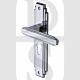 Heritage Brass AST5948 Door Handle Euro Profile Astoria Design Polished Chrome