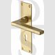 Heritage Brass TR1300-SB Door Handle Lever Lock Trident Design Satin Brass